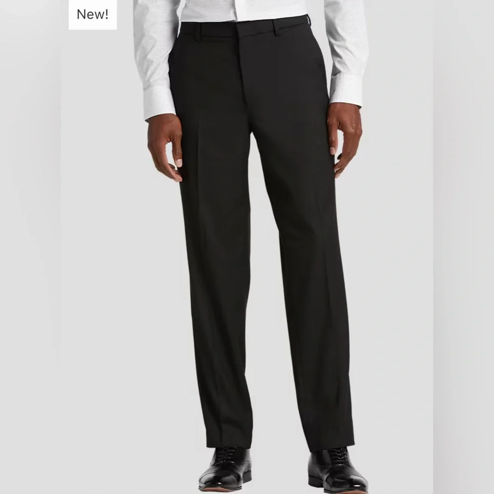 Awearness Kenneth Cole Modern Fit Dress Pants Black Slacks Men’s Size 32 x 30